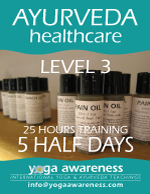 Ayurveda Healthcare Training Level 3 in-person studio or online live-zoom