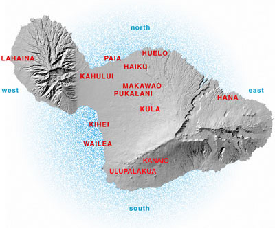 Maui Map maui