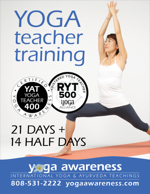 Yoga Teacher Training YAT400/RYT500 in Maui, Hawaii 201900 yat400 ryt500 yoga teacher training honolulu w150