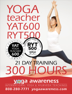 Yoga Teacher Training YAT600/RYT500 in Honolulu, Hawaii 201910 level 2 yat600 ryt500 yoga teacher training w150