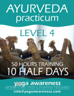 Ayurveda Healthcare Practicum Level 4 in-person studio