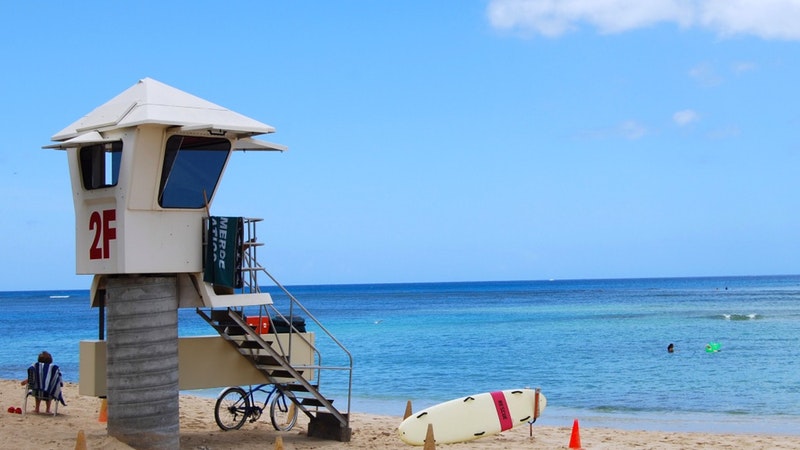 20181024 waikiki beach lifeguard tower 2F